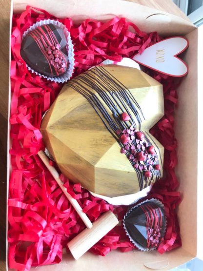 CORAZON SORPRESA DORADO - Imagen 2