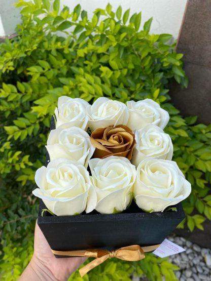 CUADRADO 9 ROSAS DE JABON