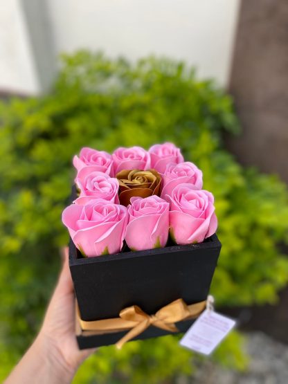 CUADRADO 9 ROSAS DE JABON - Imagen 3