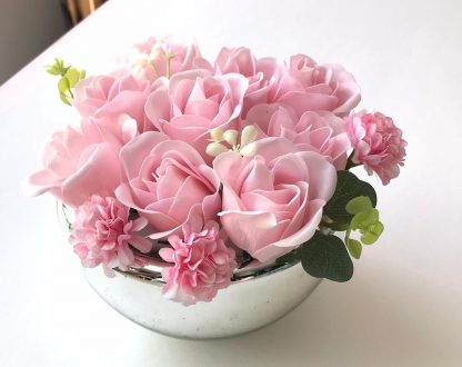ARREGLO DE FLOR 9 ROSAS DE JABON - Imagen 2