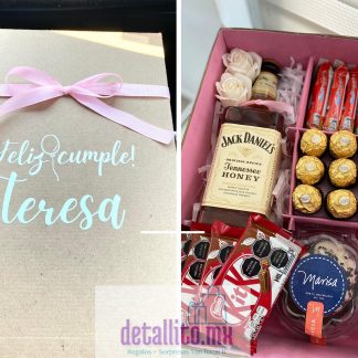 CAJA DE CHOCOLATES Y VINO