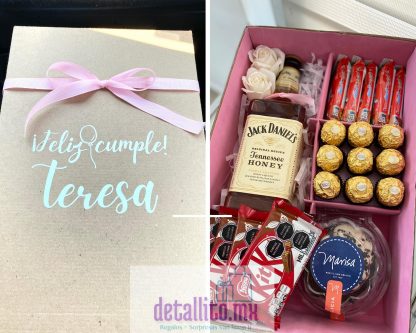 CAJA DE CHOCOLATES Y VINO