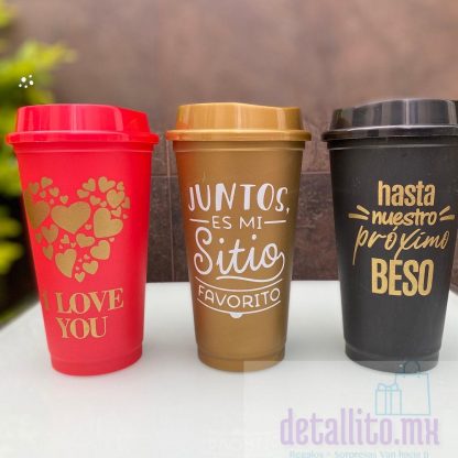 VASOS CAFETEROS SAN VALENTIN - Imagen 2