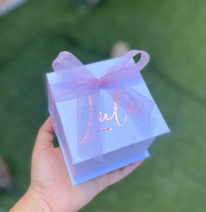 Caja madrinas con flores de jabón - Imagen 4