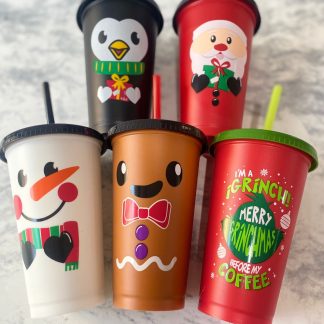 Vaso Navideño personalizado